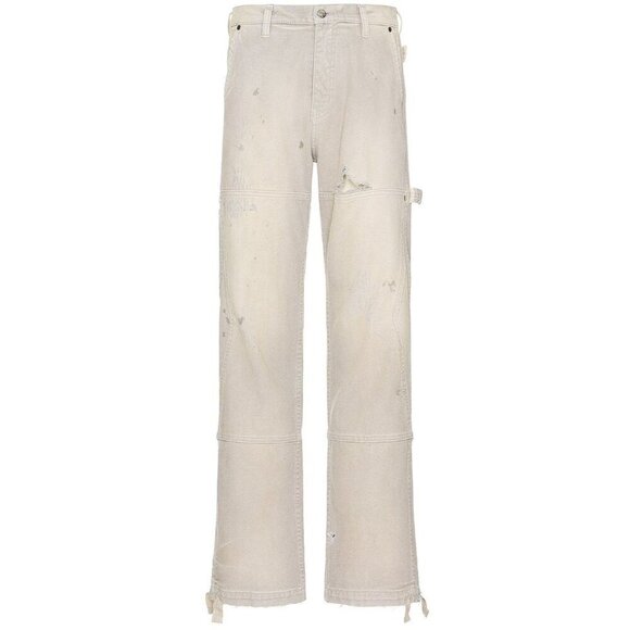 RHUDE Reza Double Knee Pants in Elephant Small New Mens Denim Jeans Trousers - Picture 4 of 16